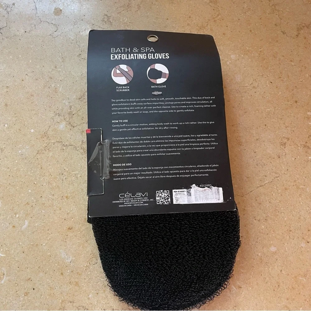 NWT Celavi Back Scrubber & Mitt
